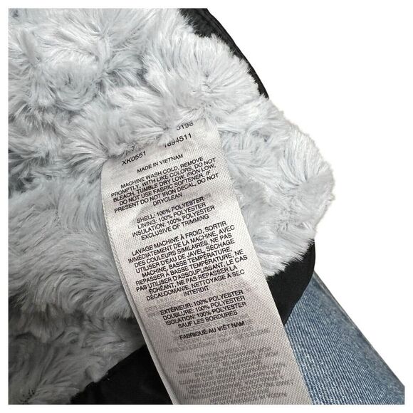 Columbia Copper Crest Long Quilted Puffer Jacket Heavy Black Hooded Size X Small - Picture 7 of 8